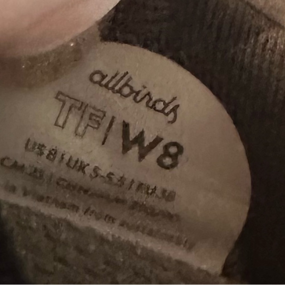 Women’s Allbirds Tree Flyer Running Shoes Black Size 8 - Picture 7 of 7